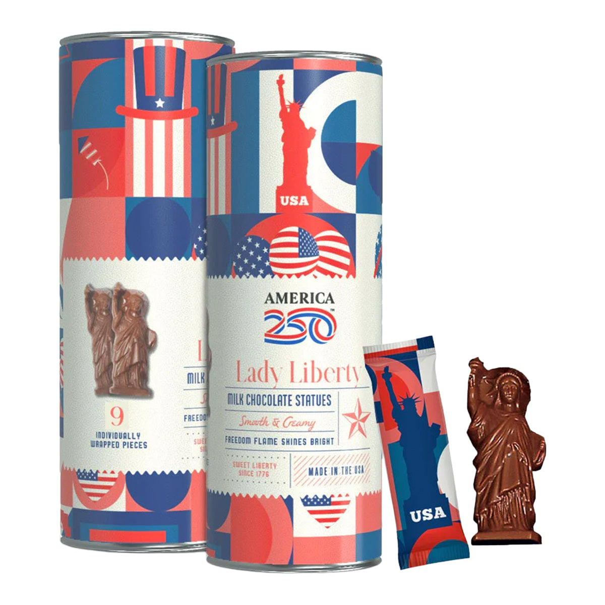 America's 250th Anniversary Milk Chocolate Tube