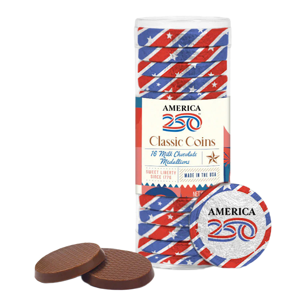 America's 250th Anniversary Chocolate Poker Chips