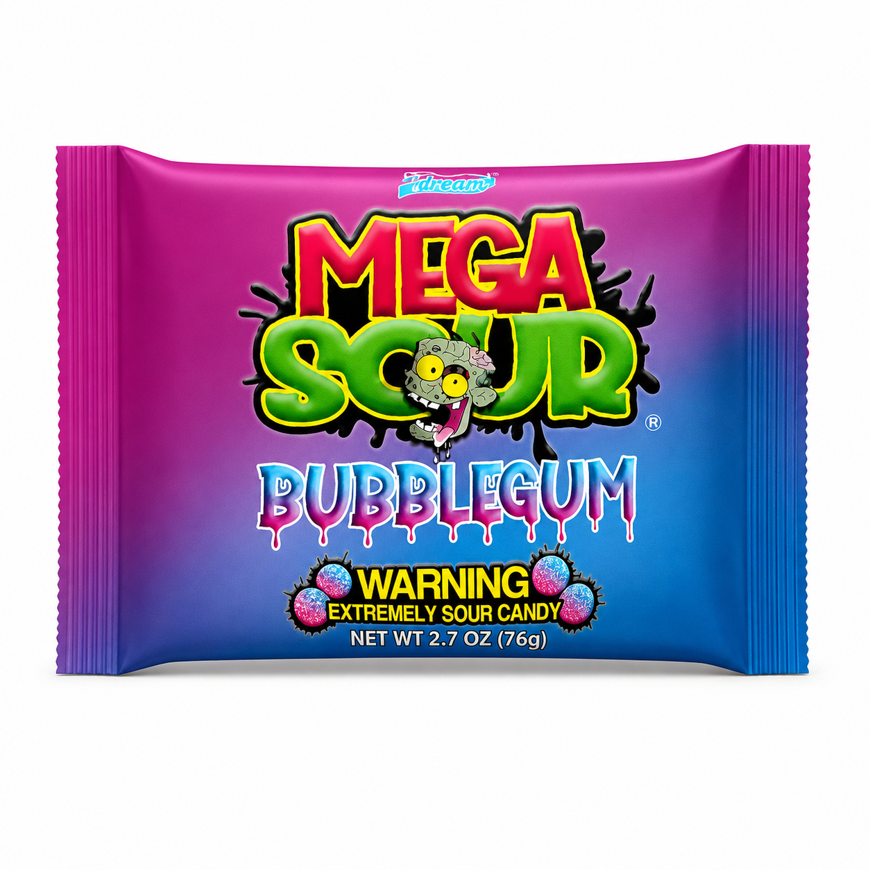 Mega Sour Bubblegum