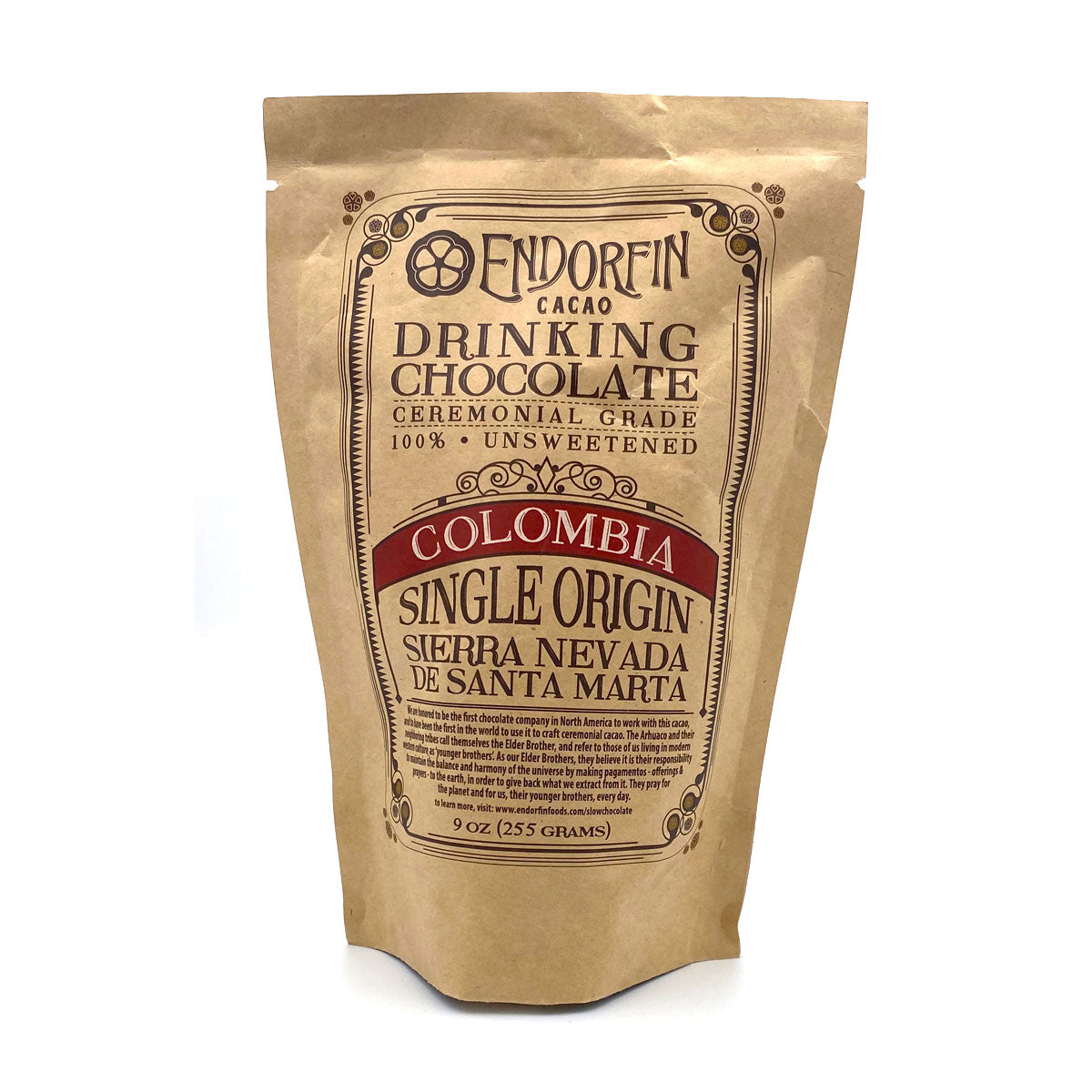 100% Cacao Drinking Chocolate - Colombia
