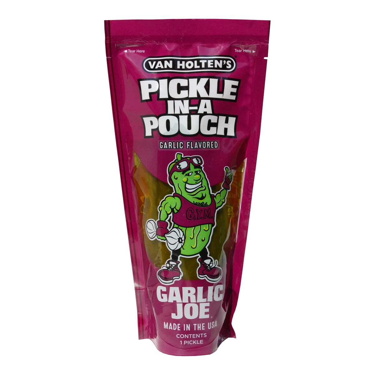 Garlic Joe Pickle in a Pouch