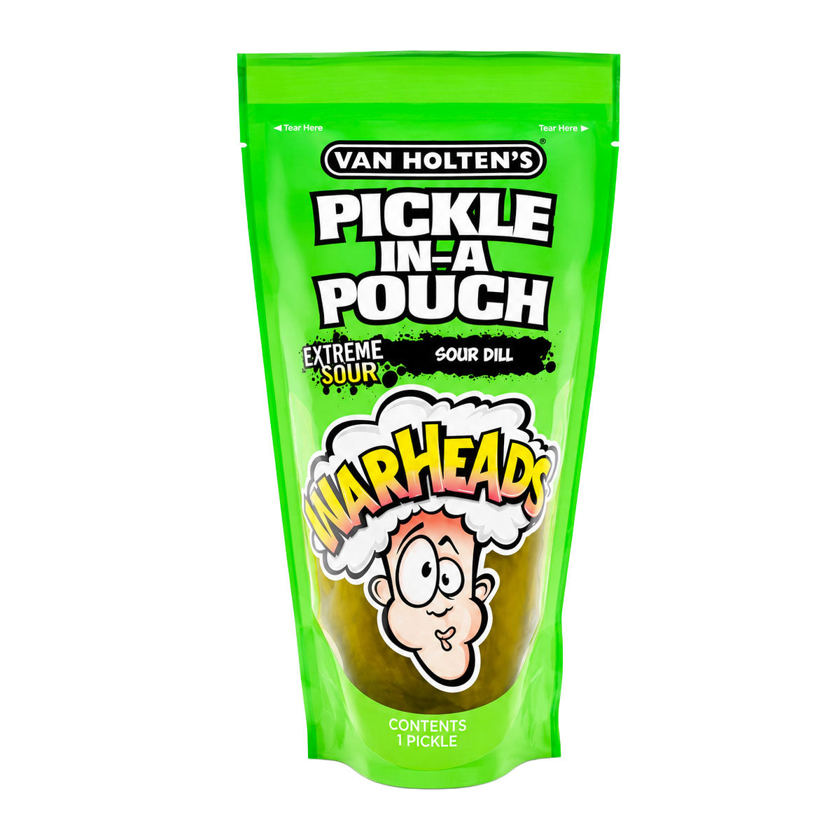 Warheads Pickle in a Pouch