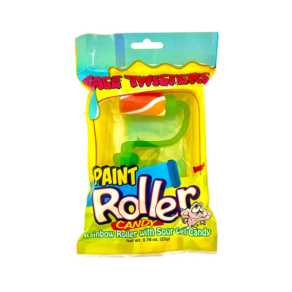 Face Twisters Sour Paint Roller Candy