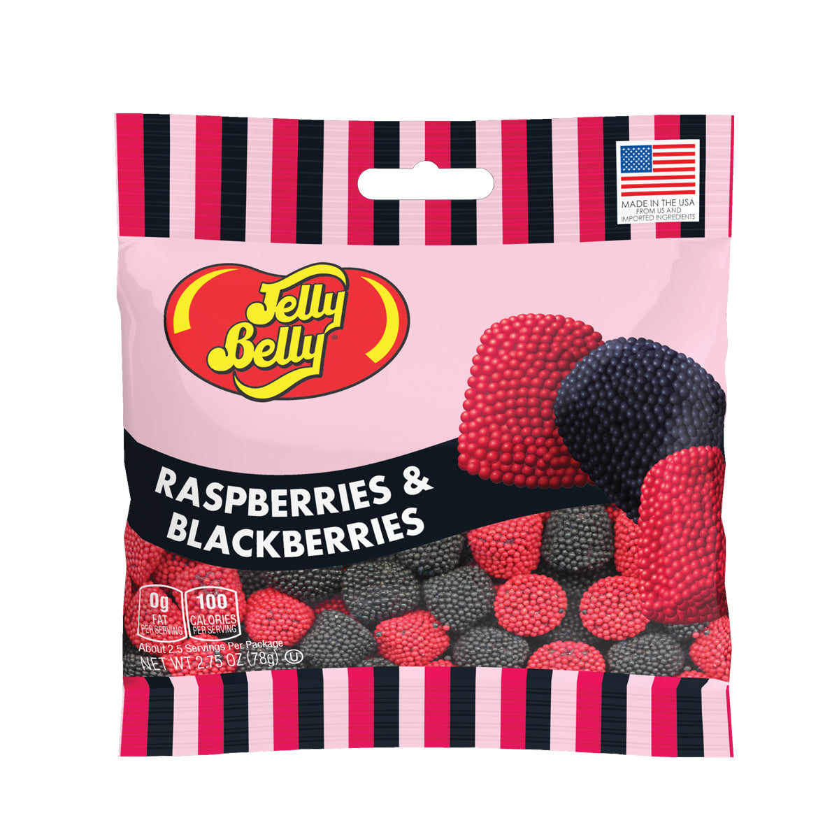Raspberries and Blackberries Grab and Go Bag
