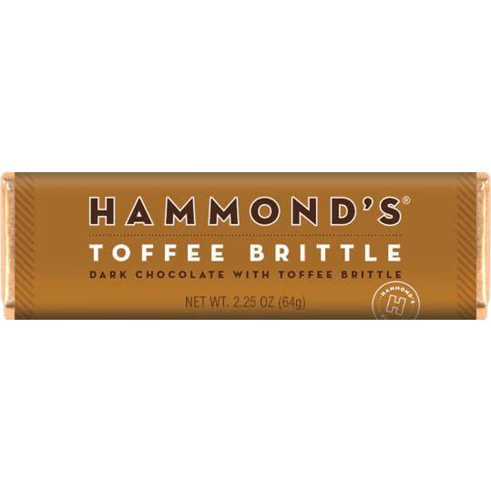Toffee Brittle Dark Chocolate Bar
